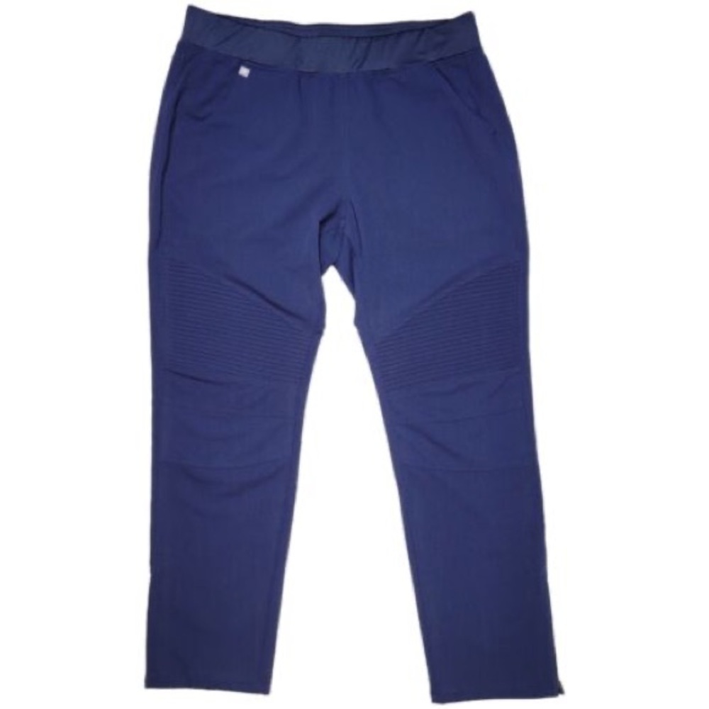 Navy Figs Technical Collection Kanye Moto Scrub Slim Fit Pants Navy - Large - Picture 2 of 4